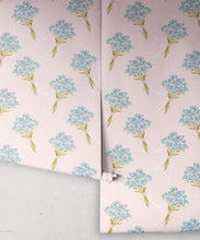 Load image into Gallery viewer, Forget Me Notes Wallpaper - Colorway: Blossom - Poodle &amp; Blonde Collection - Roll