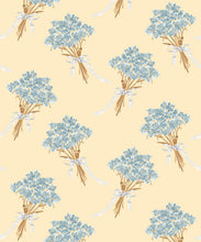 Load image into Gallery viewer, Forget Me Notes Wallpaper - Colorway: Honey - Poodle &amp; Blonde Collection - Swatch
