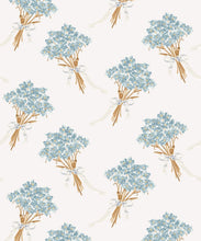 Load image into Gallery viewer, Forget Me Notes Wallpaper - Colorway: Sky - Poodle &amp; Blonde Collection - Swatch