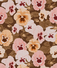 Load image into Gallery viewer, Big Pansy Wallpaper - Colorway: Vintage - Poodle &amp; Blonde Collection - Swatch