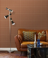 Load image into Gallery viewer, Potting Shed Wallpaper - Colorway: Tobacco - Poodle &amp; Blonde Collection - Insitu