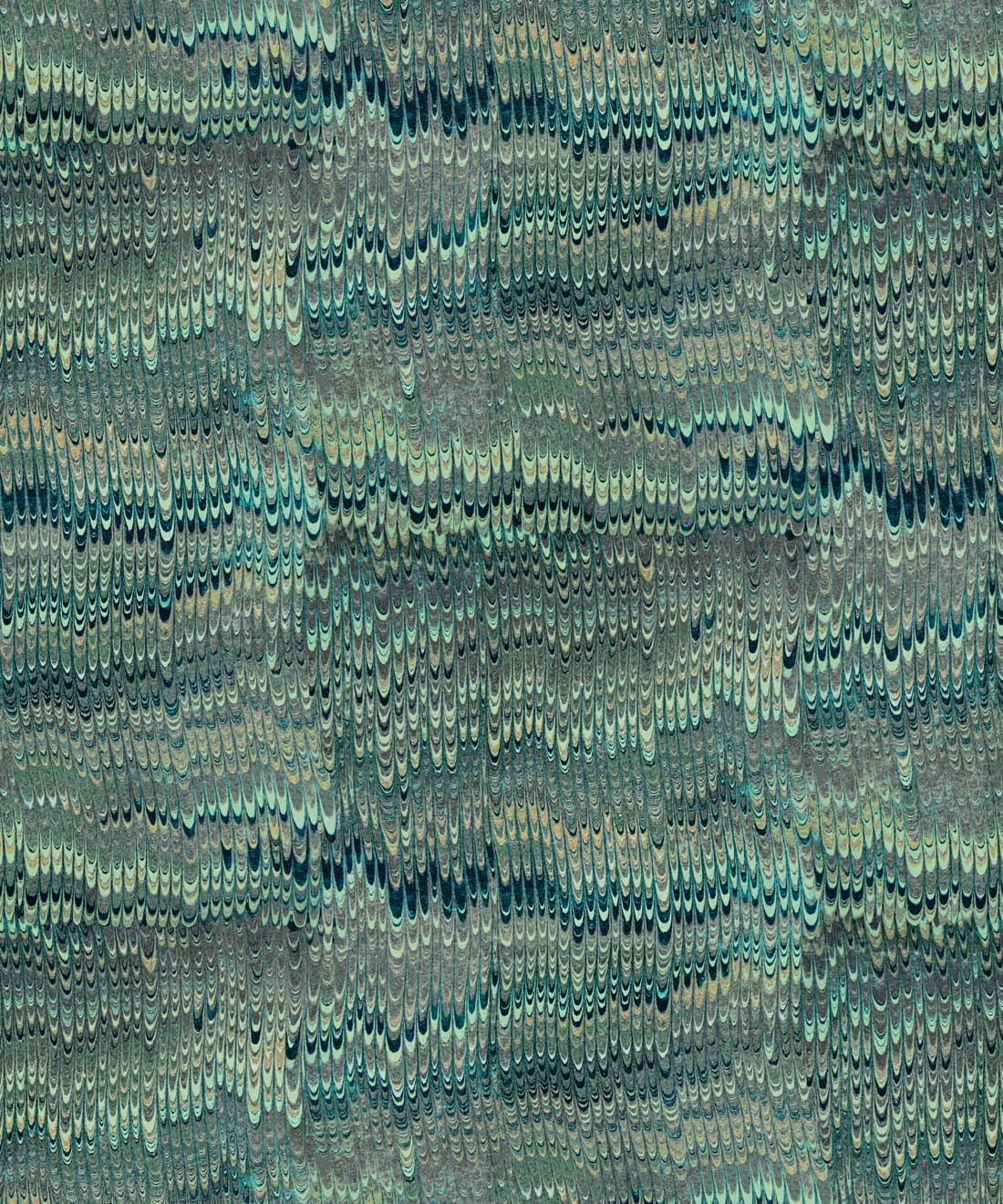1970 Wallpaper - Colorway: Oceano - Poodle & Blonde Collection - Swatch