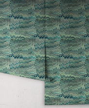 Load image into Gallery viewer, 1970 Wallpaper - Colorway: Oceano - Poodle &amp; Blonde Collection - Roll