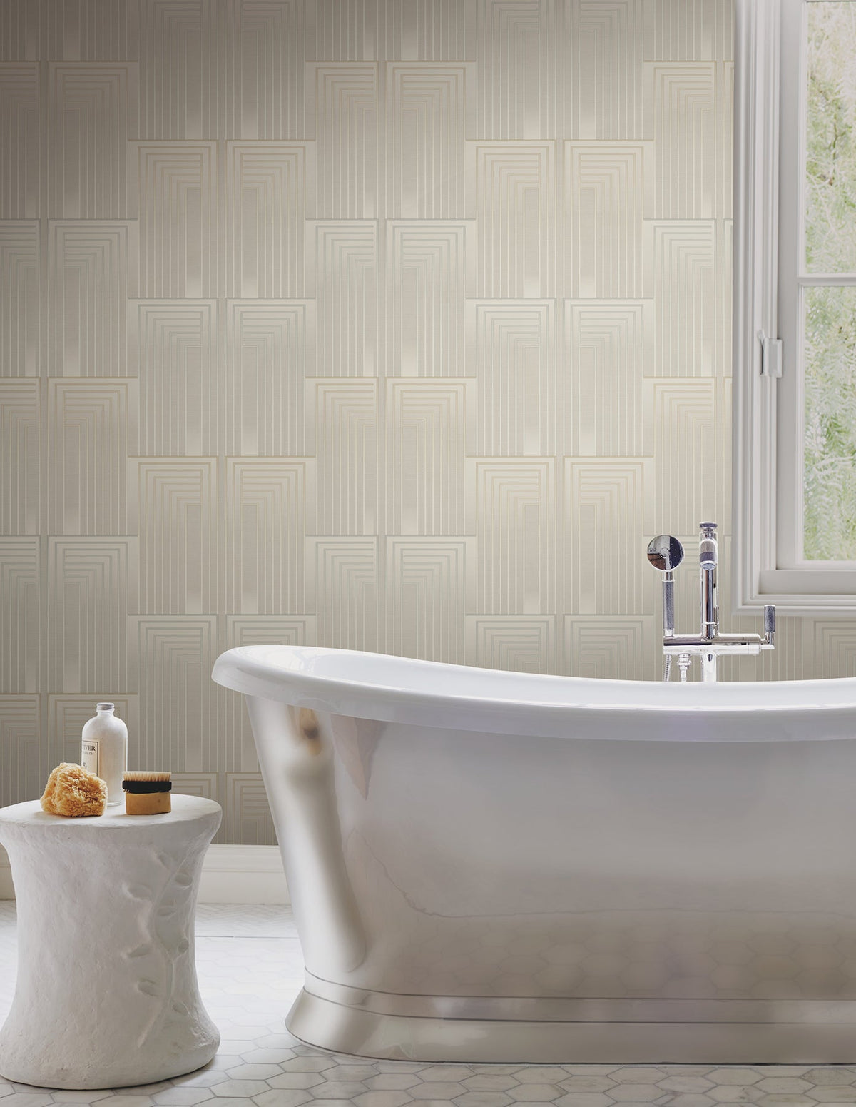 Vanishing Peel & Stick Wallpaer