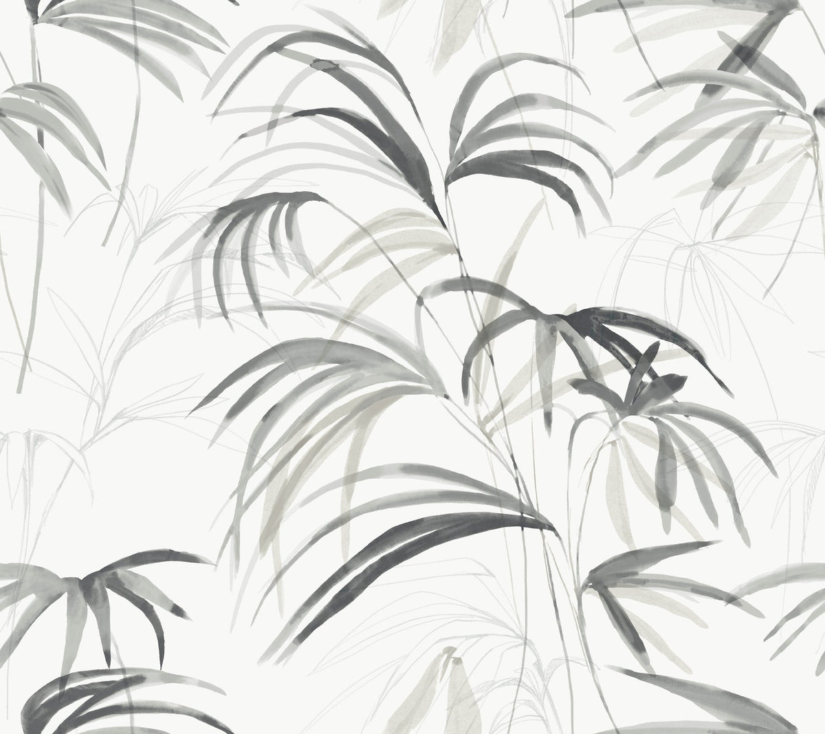 Inky Palms Peel & Stick Wallpaer