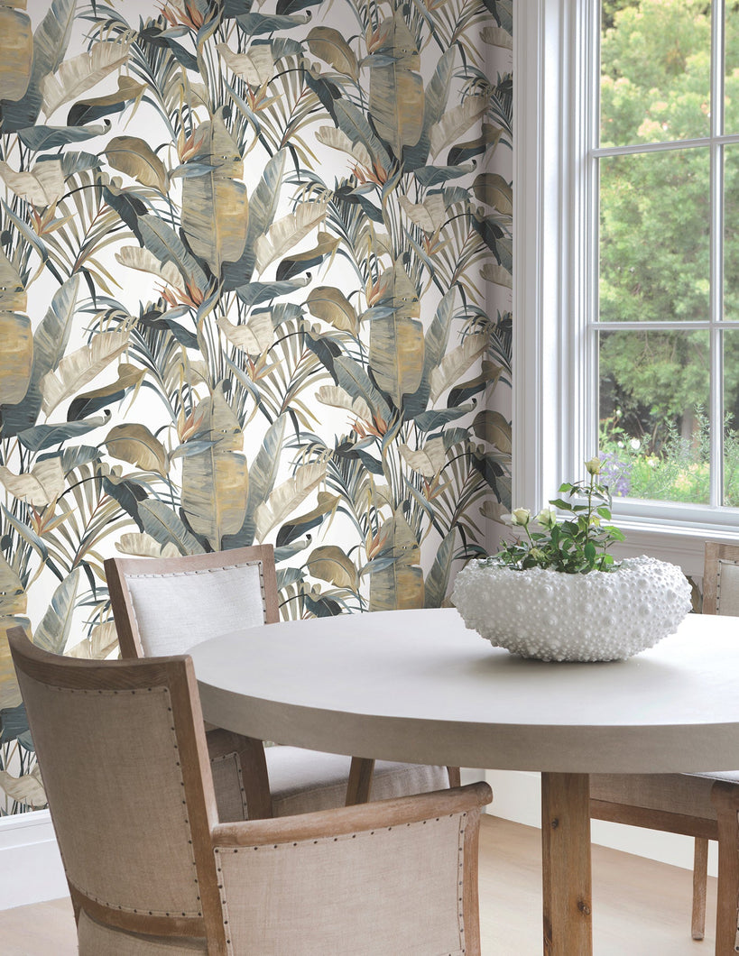 Tropical Cabana Peel & Stick Wallpaer