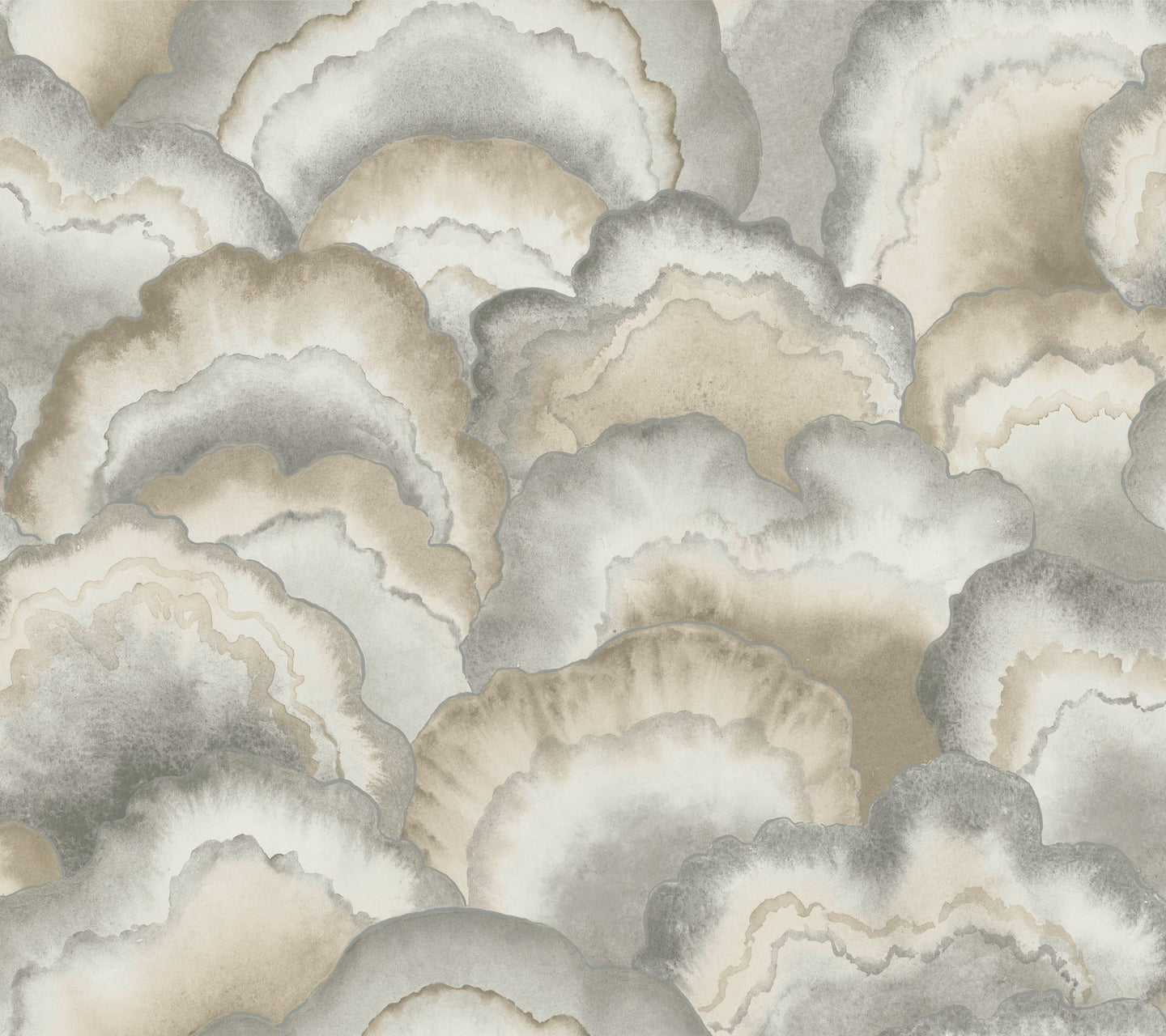 Abalone Fans Peel & Stick Wallpaer