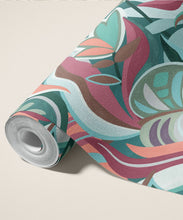 Load image into Gallery viewer, Palmetto Type II Vinyl Wallpaper - Colourway: Coral - Roll - Commercial Wallcoverings