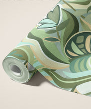 Load image into Gallery viewer, Palmetto Type II Vinyl Wallpaper - Colourway: Evergreen - Roll - Commercial Wallcoverings