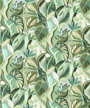 Load image into Gallery viewer, Palmetto Type II Vinyl Wallpaper - Colourway: Evergreen - Swatch - Commercial Wallcoverings