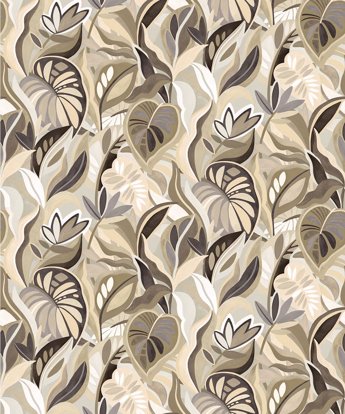 Palmetto Type II Vinyl Wallpaper - Colourway: Sand - Swatch - Commercial Wallcoverings