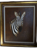 original painting of zebra