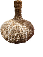 Load image into Gallery viewer, VINTAGE PALECEK SHELL LAMP  / RAFFIA SHADE