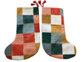 pair quilted christmas stockings