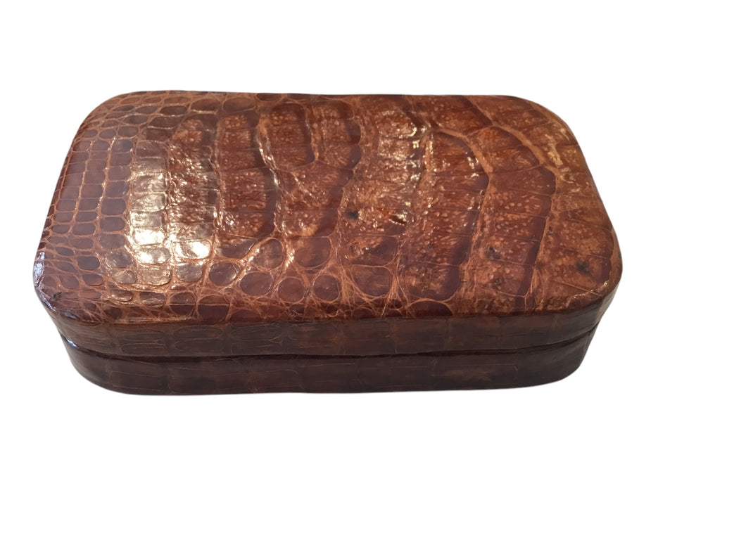 alligator skin box