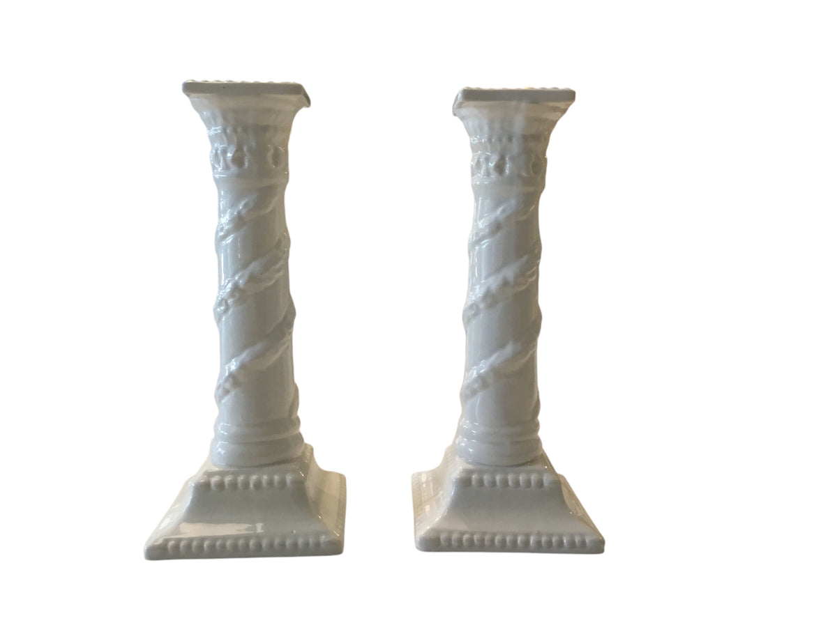 spanish taper holders pair