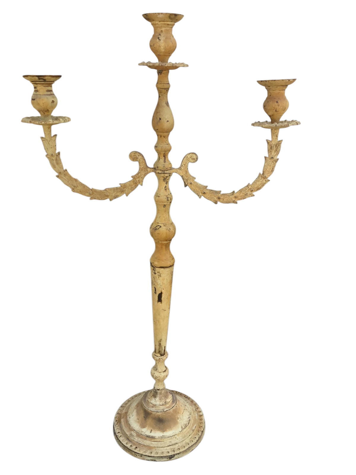 vintage metal candelabra
