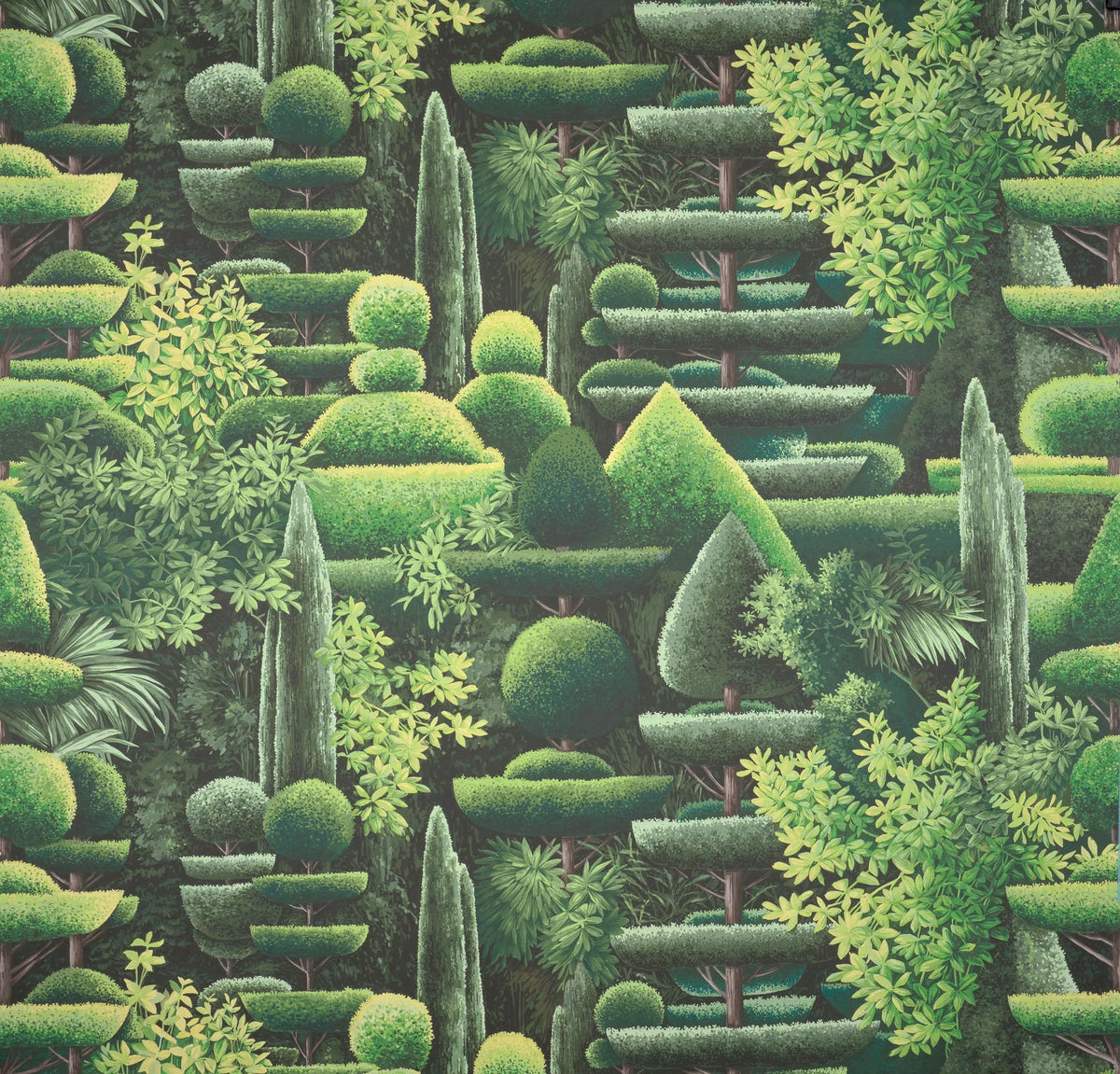 Les topiaires wallpaper in JARDIN