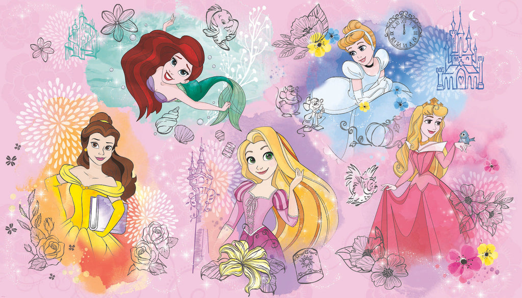 Disney Princesses Peel and Stick Mural