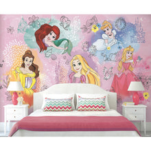 Load image into Gallery viewer, Disney Princesses Peel and Stick Mural