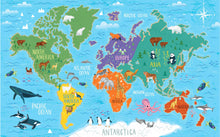 Load image into Gallery viewer, Pink Light Designs World Map Peel &amp; Stick Wall Murals