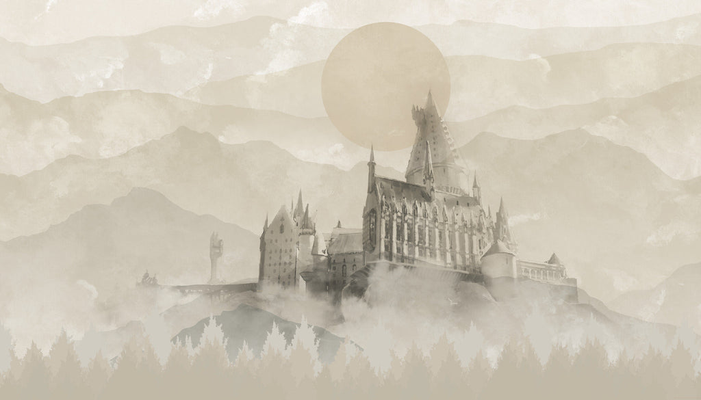 Harry Potter Hogwarts Castle Peel & Stick Wallpaper Mural