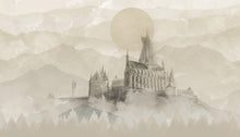 Load image into Gallery viewer, Harry Potter Hogwarts Castle Peel &amp; Stick Wallpaper Mural