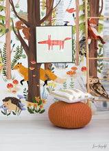 Load image into Gallery viewer, Pink Light Designs Forest Animal Hide &amp; Seek Peel &amp; Stick Wall Mural