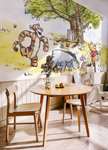 Load image into Gallery viewer, Disney Winnie the Pooh Watercolor Peel &amp; Stick Wallpaper Mural