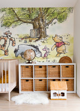 Load image into Gallery viewer, Disney Winnie the Pooh Watercolor Peel &amp; Stick Wallpaper Mural