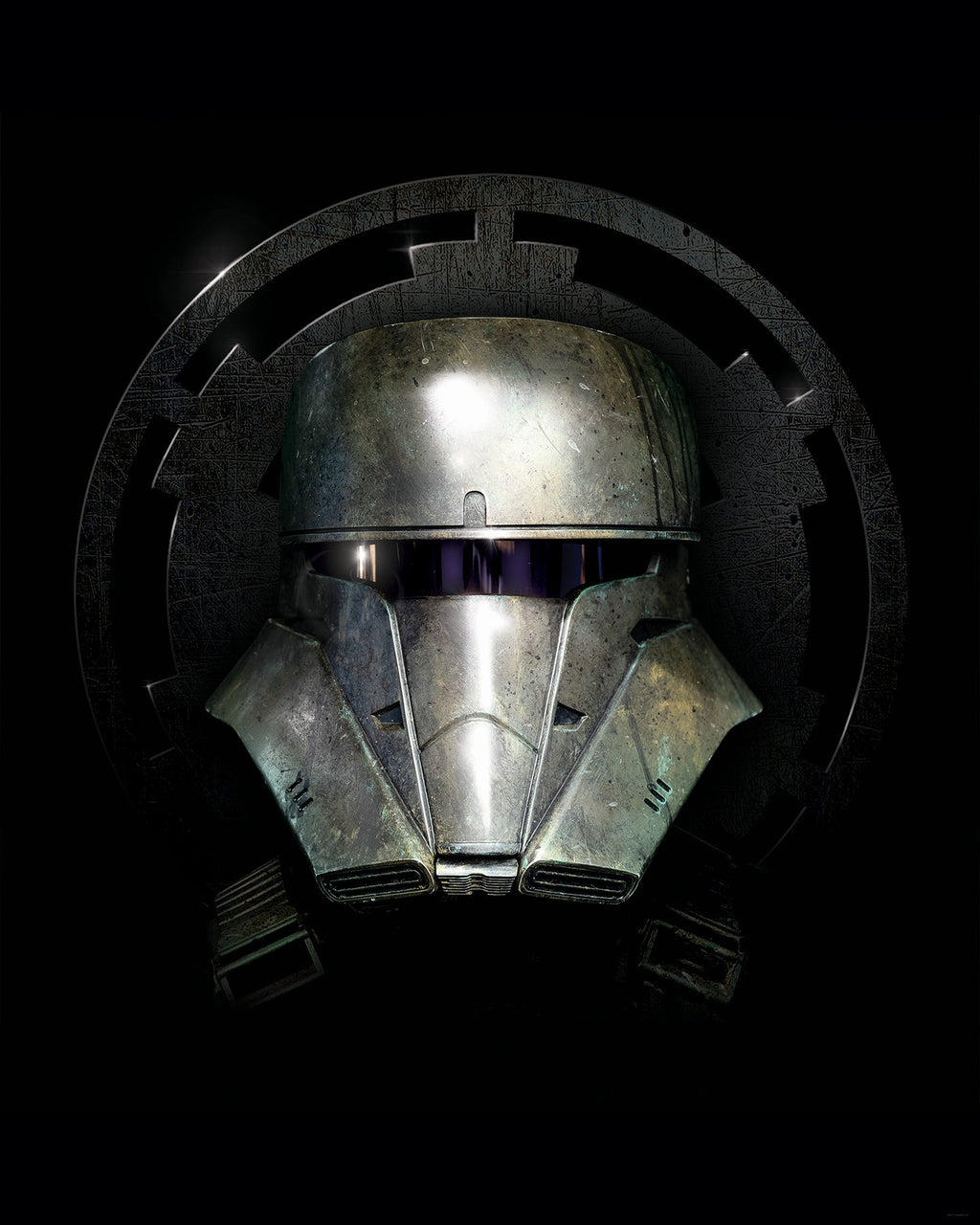 Star Wars Mandalorian Helmet Peel & Stick Wallpaper Mural