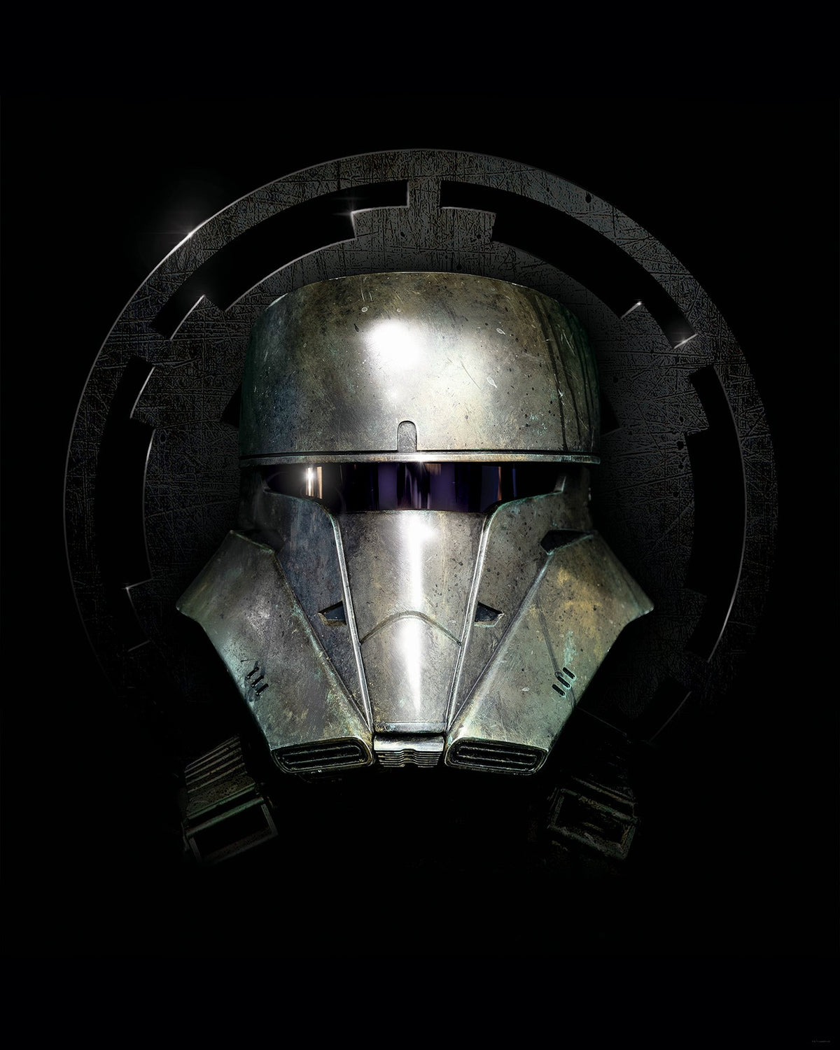 Star Wars Mandalorian Helmet Peel & Stick Wallpaper Mural