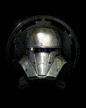 Load image into Gallery viewer, Star Wars Mandalorian Helmet Peel &amp; Stick Wallpaper Mural
