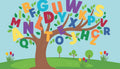 Alphabet Tree Peel & Stick Mural