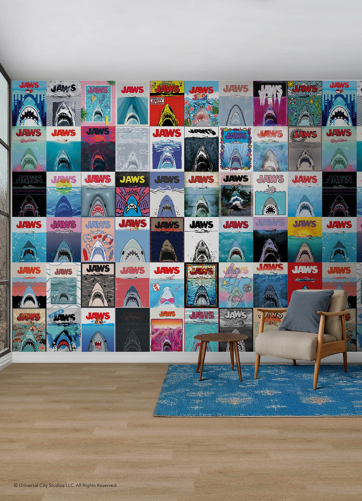 JAWS 50th Anniversary Posters Peel and Stick Mural