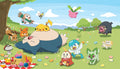 Pokémon Picnic Wall Murals