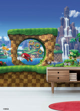 Load image into Gallery viewer, Sonic The Hedgehog Green Hill Peel and Stick Mural
