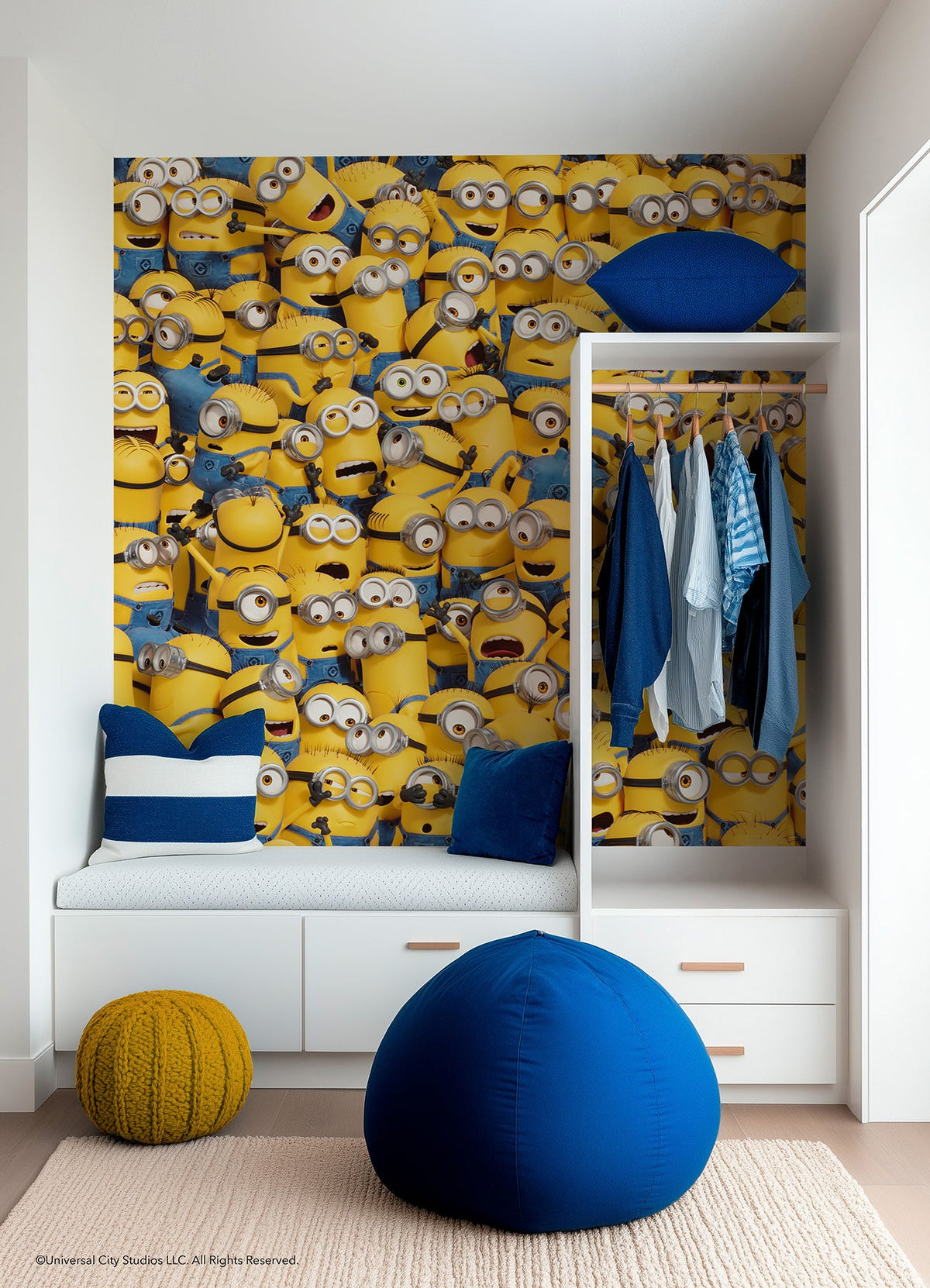 Universal Studios Minions One in a Minion Peel and Stick Mural