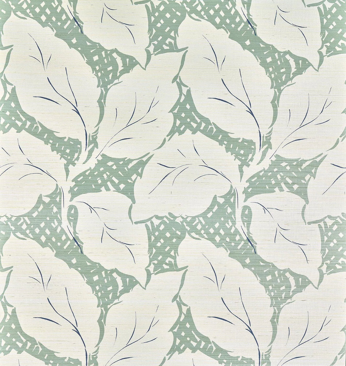 Daphne wallpaper in Celadon