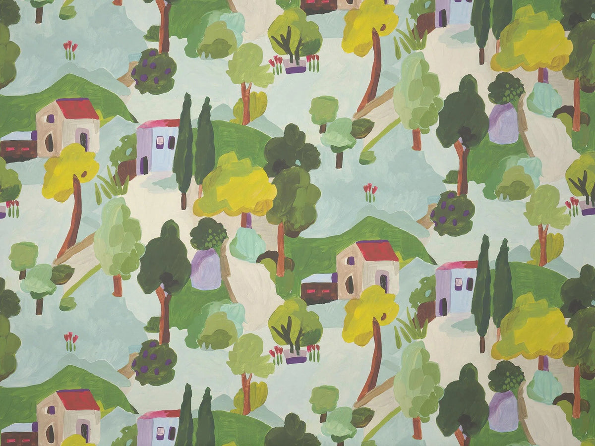 Maisons et jardins wallpaper in Printemps