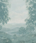 Great Divide Mural - Colourway: Blue Gum - Swatch