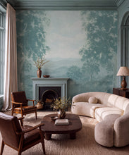 Load image into Gallery viewer, Great Divide Mural - Colourway: Blue Gum - Insitu
