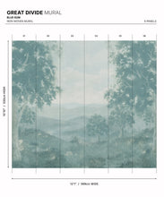 Load image into Gallery viewer, Great Divide Mural - Colourway: Blue Gum - Diagram