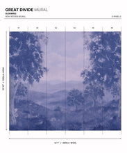 Load image into Gallery viewer, Great Divide Mural - Colourway: Gloaming - Diagram