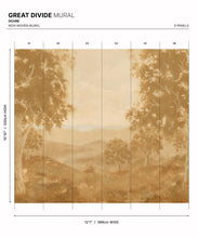 Load image into Gallery viewer, Great Divide Mural - Colourway: Ochre - Diagram
