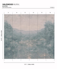 Load image into Gallery viewer, Valewood Mural - Colourway: Blue Hour - Diagram