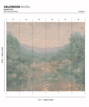 Load image into Gallery viewer, Valewood Mural - Colourway: Eucalyptus - Diagram