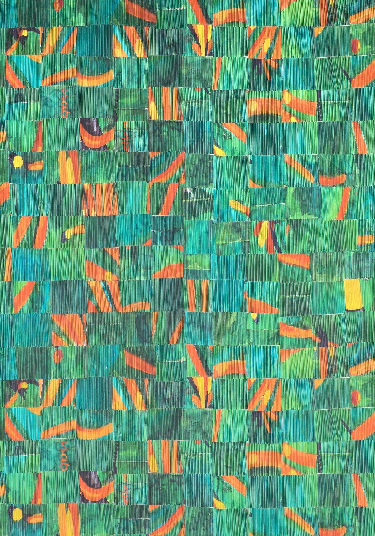 Plisse plumes wallpaper in ORIGINAL