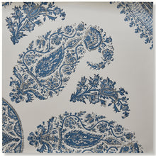 Load image into Gallery viewer, Samarkand Wallpaper by Peter Dunham - Blue/Blue on White
