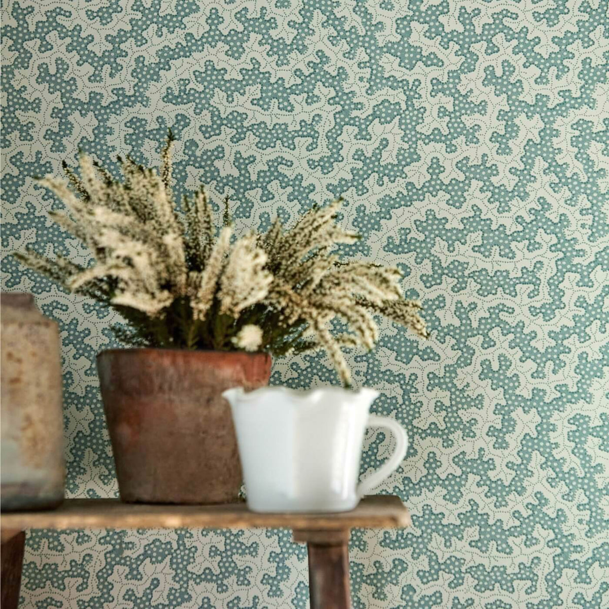 Truffle Wallpaper by Sanderson lifestyle room scene